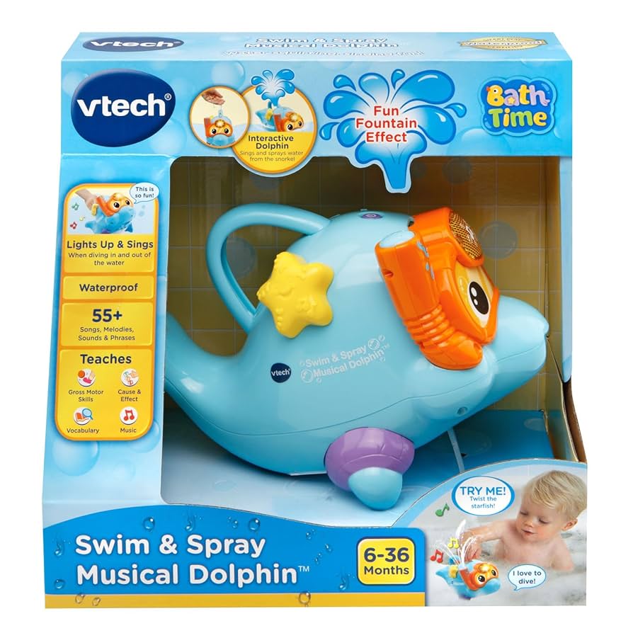 Rumeee® VTech Swim &Learning; Spray Musical Dolphin